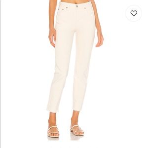 NWT Levi's Wedgie Ankle Straight in Ecru